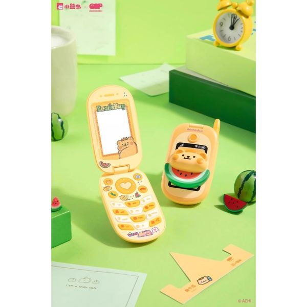 小熊蟲 來電話了系列 手機鏡子 盲盒 手伴 公仔 擺件 扭蛋 收藏品｜嗨寶好選物