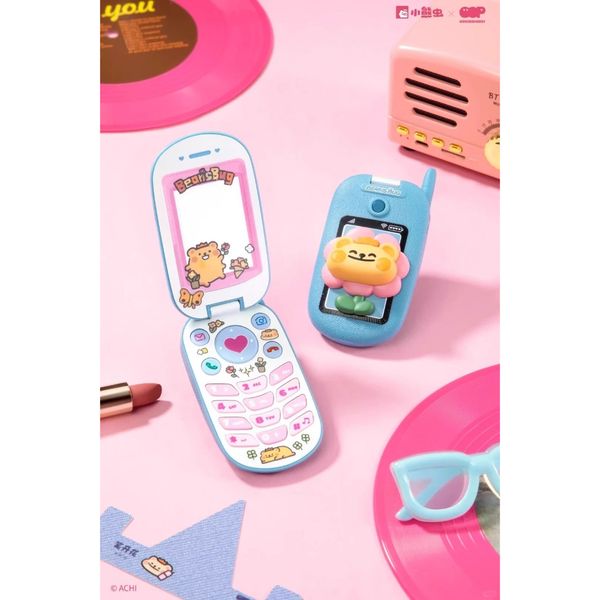 小熊蟲 來電話了系列 手機鏡子 盲盒 手伴 公仔 擺件 扭蛋 收藏品｜嗨寶好選物