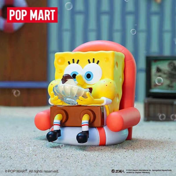 PopMart 泡泡瑪特 海綿寶寶 人生轉場系列 盲盒 手伴 公仔 擺件 收藏品｜嗨寶好選物
