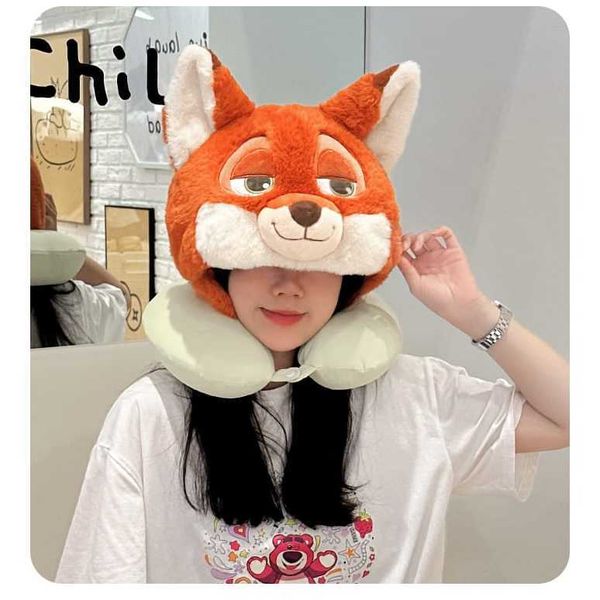 迪士尼 頸脖涼感 連帽u型枕 飛行枕 旅行枕 遮光 旅行枕頭｜potdemiel｜嗨寶好選物