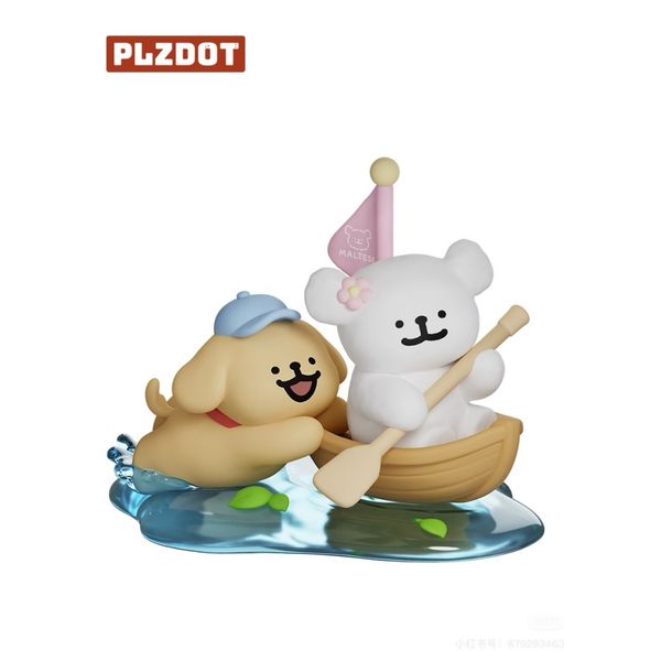 線條小狗 歡樂郊遊系列 盲盒 手伴 公仔 擺件 扭蛋 收藏品｜嗨寶好選物