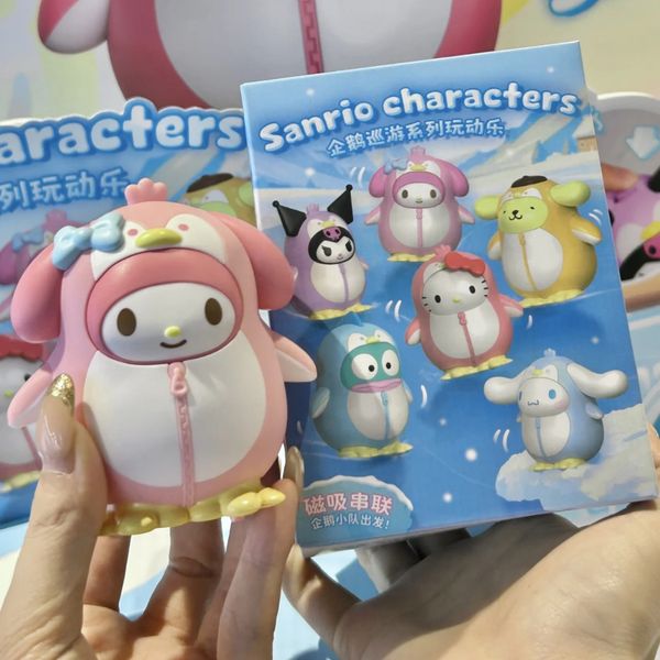 Sanrio 三麗鷗 企鵝巡迴 系列 大耳狗 庫洛米  盲盒 手伴 公仔 擺件 扭蛋 收藏品｜嗨寶好選物