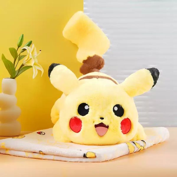 Pokeman 寶可夢 神奇寶貝 皮卡丘 趴姿公仔 系列 盲盒 手伴 公仔 擺件 扭蛋 收藏品｜嗨寶好選物