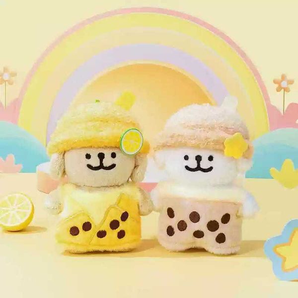 線條小狗｜奶茶系列｜公仔 擺件 收藏品 玩偶 毛絨掛件 生日禮物｜嗨寶好選物