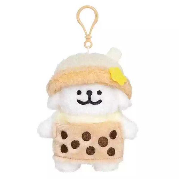 線條小狗｜奶茶系列｜公仔 擺件 收藏品 玩偶 毛絨掛件 生日禮物｜嗨寶好選物