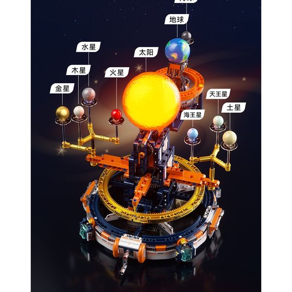 破曉太陽系行星儀 八大行星 科學教育 系列 盲盒 手伴 公仔 擺件 扭蛋 收藏品｜嗨寶好選物