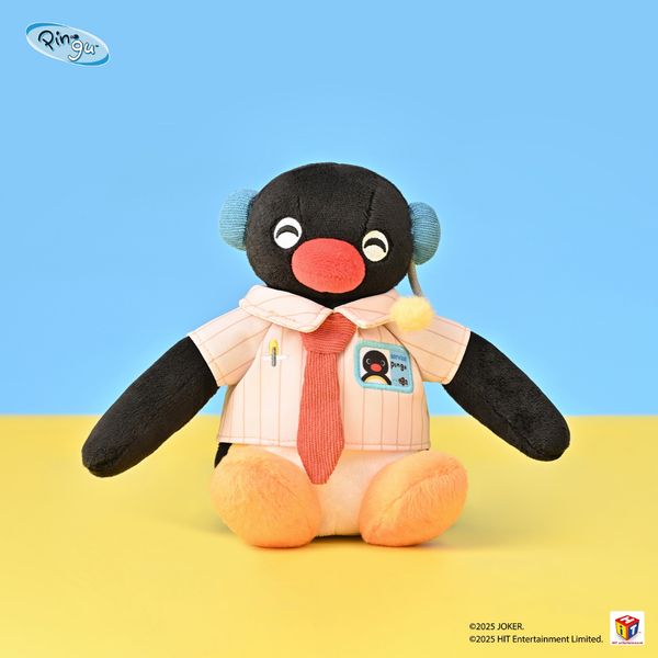 Pingu 企鵝家族 企鵝接線員系列 可錄音說話 掛件 毛絨公仔 手伴 公仔 擺件 收藏品｜嗨寶好選物