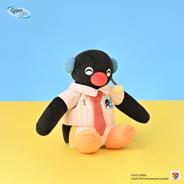 Pingu 企鵝家族 企鵝接線員系列 可錄音說話 掛件 毛絨公仔 手伴 公仔 擺件 收藏品｜嗨寶好選物