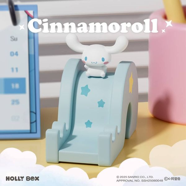 Sanrio｜三麗鷗家族｜滑滑梯手機支架｜公仔 擺件 收藏品 玩偶 凱蒂貓 庫洛米 美樂蒂｜嗨寶好選物