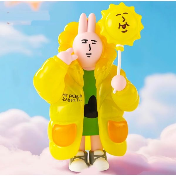 粉紅兔子｜美麗心情系列｜盲盒｜抽象兔子｜潮玩 桌面 擺件 女禮物 收藏品｜嗨寶好選物