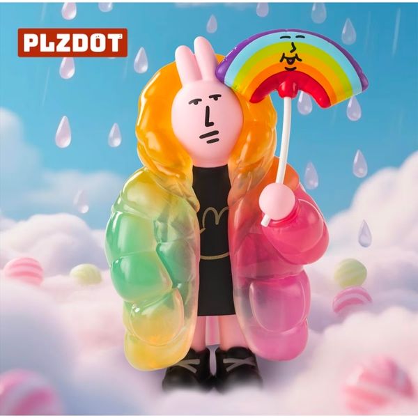 粉紅兔子｜美麗心情系列｜盲盒｜抽象兔子｜潮玩 桌面 擺件 女禮物 收藏品｜嗨寶好選物