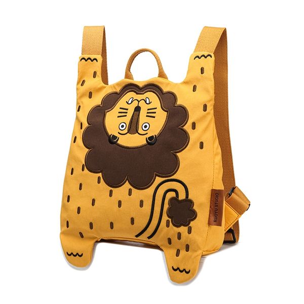 若愚工坊 可愛老虎 可愛兔子 粉紅肌肉猛男兔 肌肉兔 粉紅兔 可折疊 輕便後背包 雙肩包｜嗨寶好選物