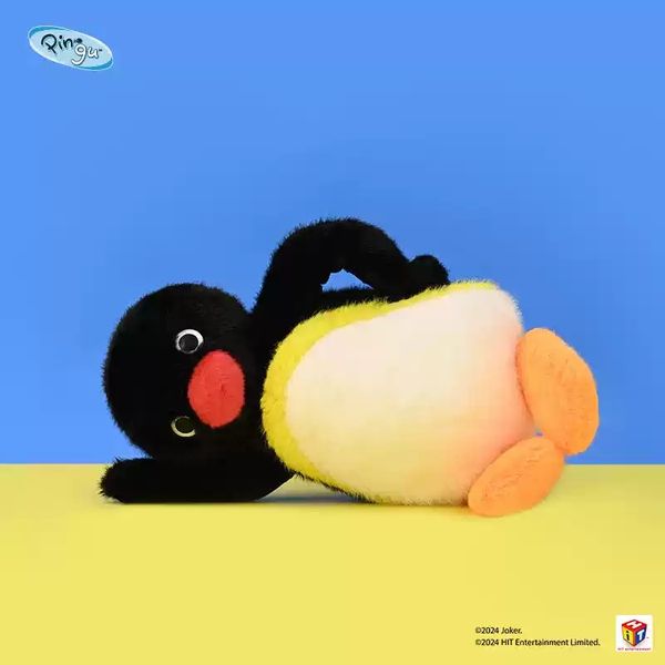 Pingu 企鵝家族 炸毛公仔 系列 鑰匙扣 毛絨掛件 系列 盲盒 手伴 公仔 擺件 收藏品｜嗨寶好選物