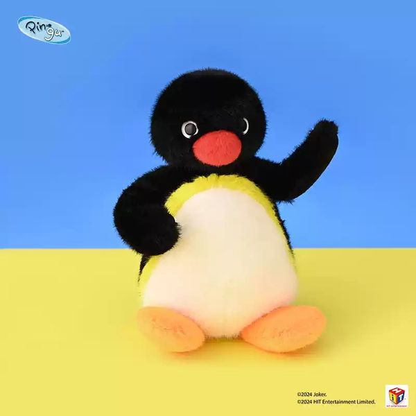 Pingu 企鵝家族 炸毛公仔 系列 鑰匙扣 毛絨掛件 系列 盲盒 手伴 公仔 擺件 收藏品｜嗨寶好選物