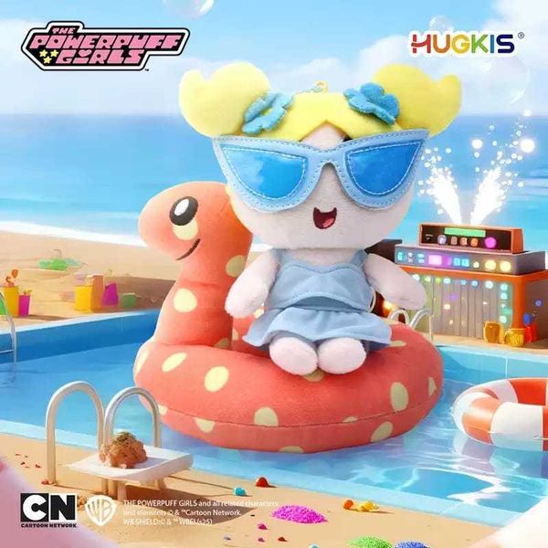 飛天小女警 夏日水上派對 泡泡 花花 毛毛 毛絨掛件 掛件包 鑰匙扣 公仔 玩偶｜嗨寶好選物