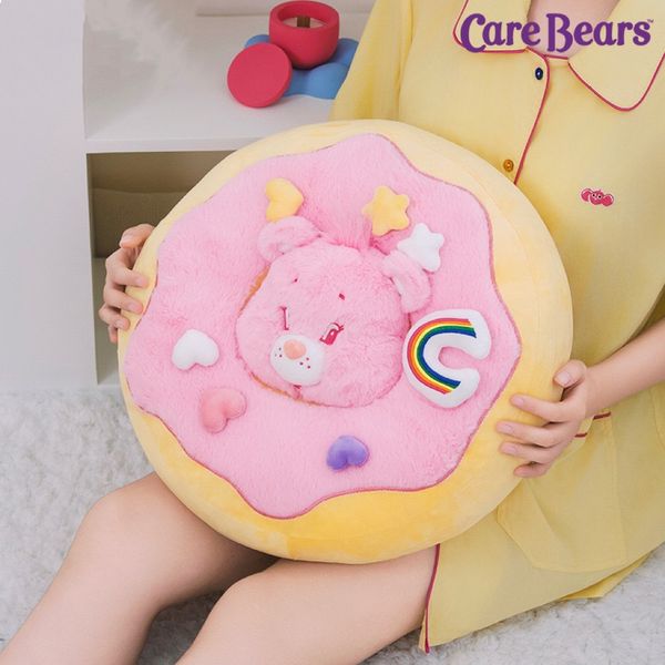 Carebears 愛心小熊 生活用品系列 甜甜圈 彩虹熊 抱枕 枕頭 手辦 潮玩 盒玩 公仔｜嗨寶好選物