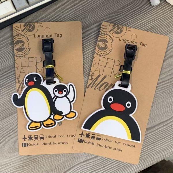 Pingu 企鵝家族 行李箱 識別證 吊牌系列 鑰匙扣 毛絨掛件 系列 盲盒 手伴 公仔 擺件 收藏品｜嗨寶好選物