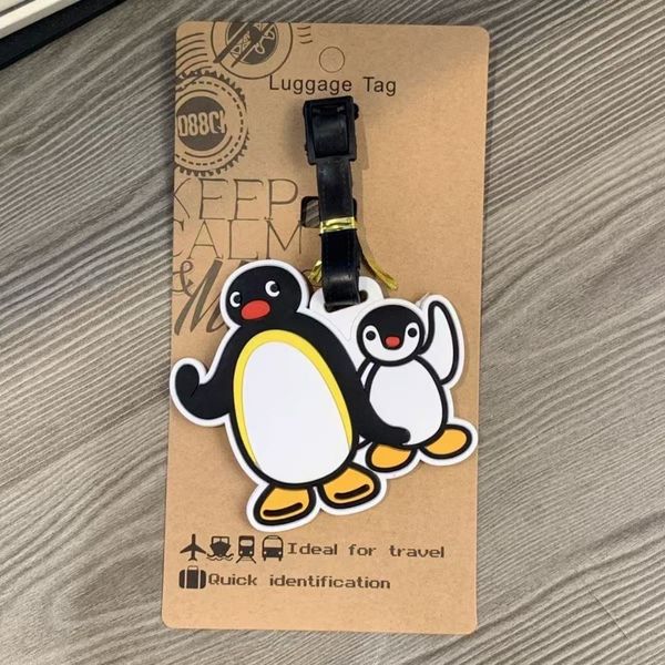 Pingu 企鵝家族 行李箱 識別證 吊牌系列 鑰匙扣 毛絨掛件 系列 盲盒 手伴 公仔 擺件 收藏品｜嗨寶好選物