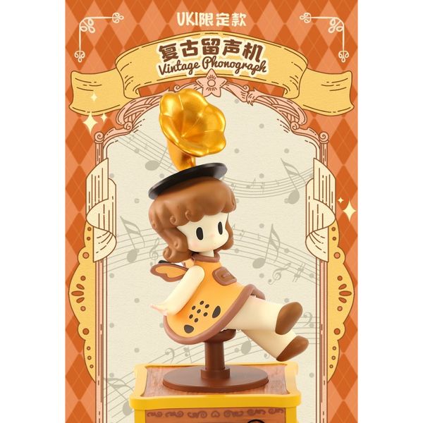 UKI 限定款 復古留聲機 系列 盲盒 手伴 公仔 擺件 收藏品｜嗨寶好選物