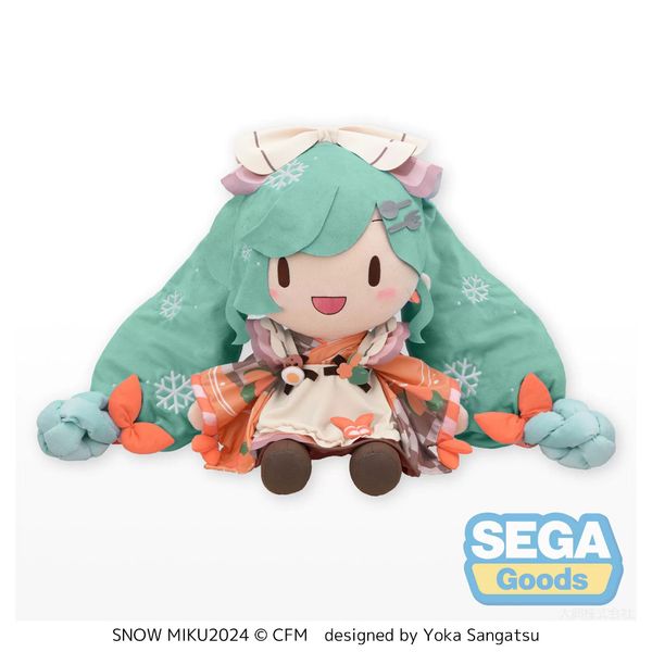 Miku VOCALOID 初音未來 雪未來 2024 FuwaPetit 超大毛絨玩偶｜嗨寶好選物
