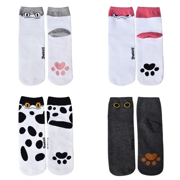 Sharkitty 我就是鯊貓 鯊貓 純棉襪子 可愛 潮玩 動漫 均碼 秋季襪 長襪｜嗨寶好選物