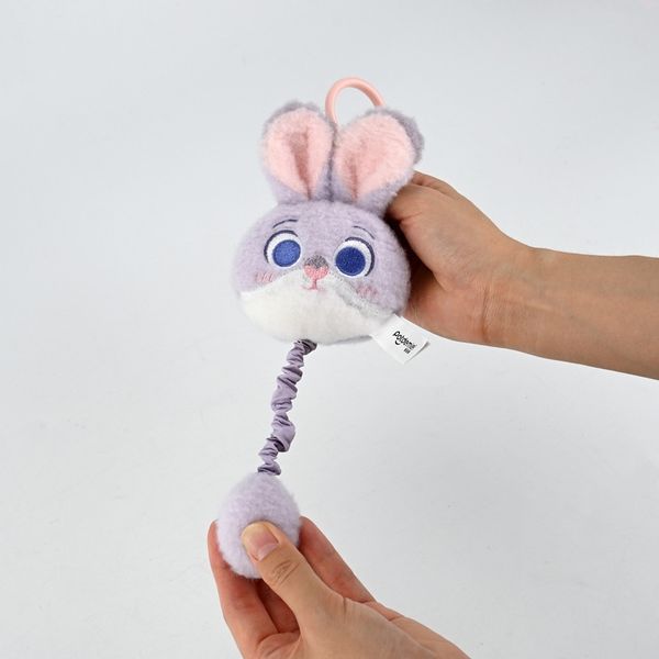 迪士尼 動物方程式系列 茱蒂 尼克 洪金豹 扭扭鑰匙圈 吊飾 造型吊飾 包包吊飾 毛絨掛件 鑰匙圈｜嗨寶好選物