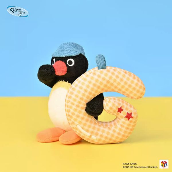 Pingu 企鵝家族 通訊系列 鑰匙扣 毛絨掛件 系列 盲盒 手伴 公仔 擺件 收藏品｜嗨寶好選物