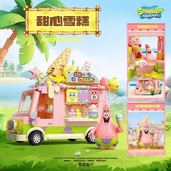 SpongeBob  海綿寶寶 繽紛街景系列 盲盒 手伴 公仔 擺件 扭蛋 收藏品｜嗨寶好選物