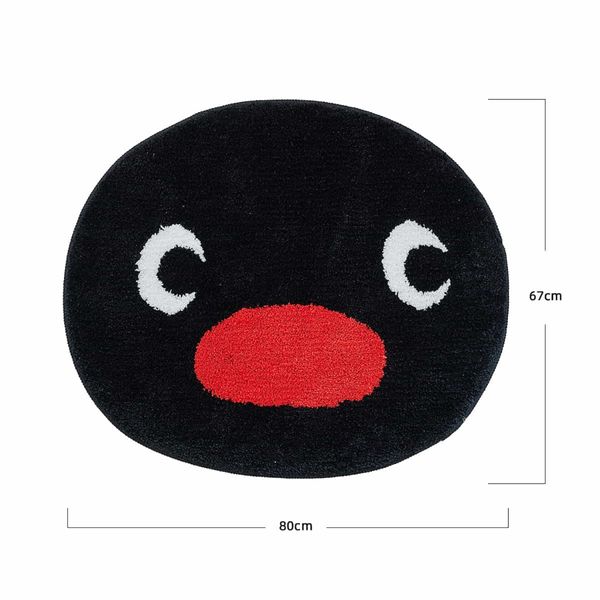 Pingu 企鵝家族 地毯系列 臥室 客廳 企鵝頭地墊 地墊 地毯 毛絨 擺件 企鵝｜嗨寶好選物