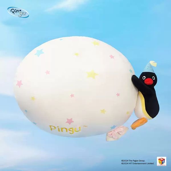 Pingu 企鵝家族 氣球系列 掛件 毛絨公仔 手伴 公仔 擺件 書包掛飾 小玩偶｜嗨寶好選物