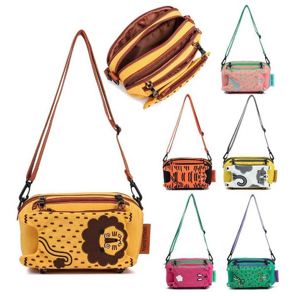 RUOYUSTUDIO｜若愚工坊｜可愛動物包 斜背包 側背包 多層小包 外出小包｜嗨寶好選物