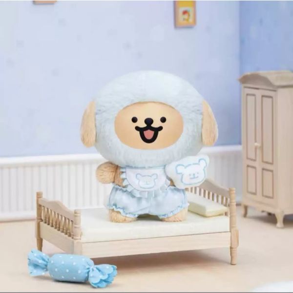 線條小狗 繽紛日常系列 毛絨搪膠 潮玩 毛絨公仔 掛件 盲盒 手伴 公仔 擺件 收藏品｜嗨寶好選物