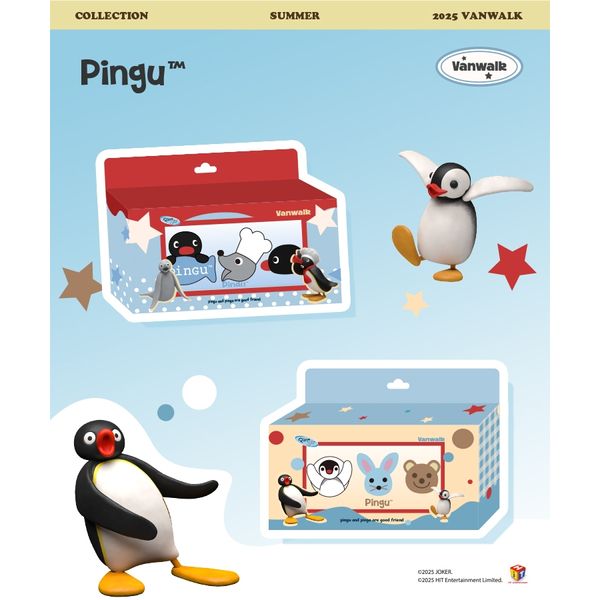 Pingu 企鵝家族 企鵝膠章 掛件 包包網面 配飾 洞洞 可愛裝飾 可DIY 隨意放在配件 擺飾上｜嗨寶好選物