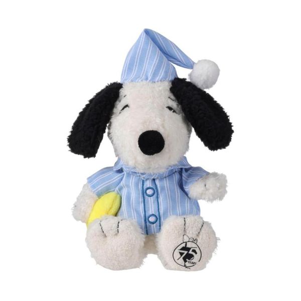 Peanuts｜snoopy｜史努比｜花生漫畫 75周年｜史努比坐姿公仔｜ 桌面擺件 公仔 毛絨玩偶｜嗨寶好選物
