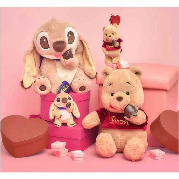 小熊維尼 史迪奇 情人節巧克力 Godiva｜東京迪士尼｜毛絨公仔 盲盒 手伴 公仔 擺件 收藏品｜嗨寶好選物