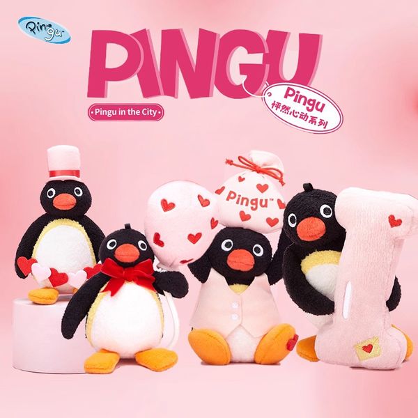 Pingu 企鵝家族 怦然心動 系列 盲盒 手伴 公仔 擺件 扭蛋 收藏品｜嗨寶好選物
