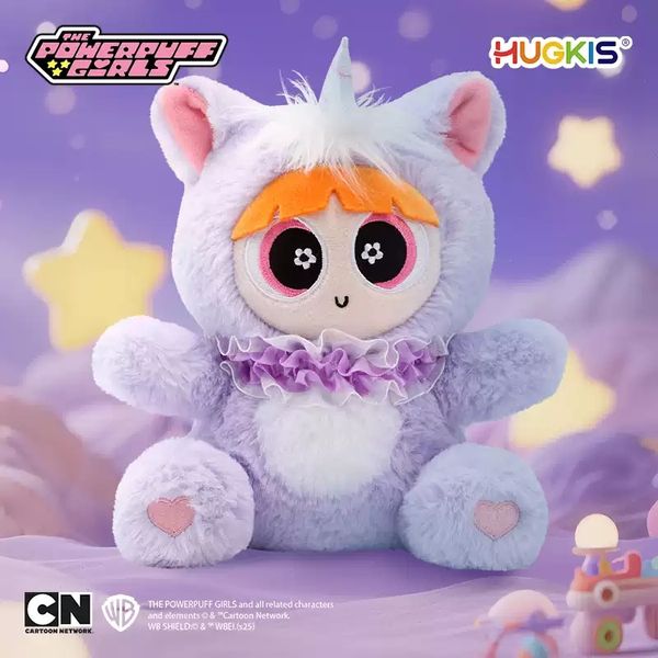 飛天小女警 獨角獸毛絨公仔 泡泡 花花 獨腳馬  盲盒 手伴 公仔 擺件 扭蛋 收藏品｜嗨寶好選物