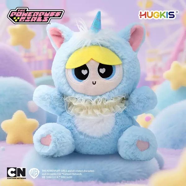 飛天小女警 獨角獸毛絨公仔 泡泡 花花 獨腳馬  盲盒 手伴 公仔 擺件 扭蛋 收藏品｜嗨寶好選物