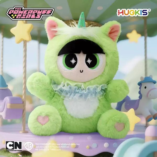 飛天小女警 獨角獸毛絨公仔 泡泡 花花 獨腳馬  盲盒 手伴 公仔 擺件 扭蛋 收藏品｜嗨寶好選物