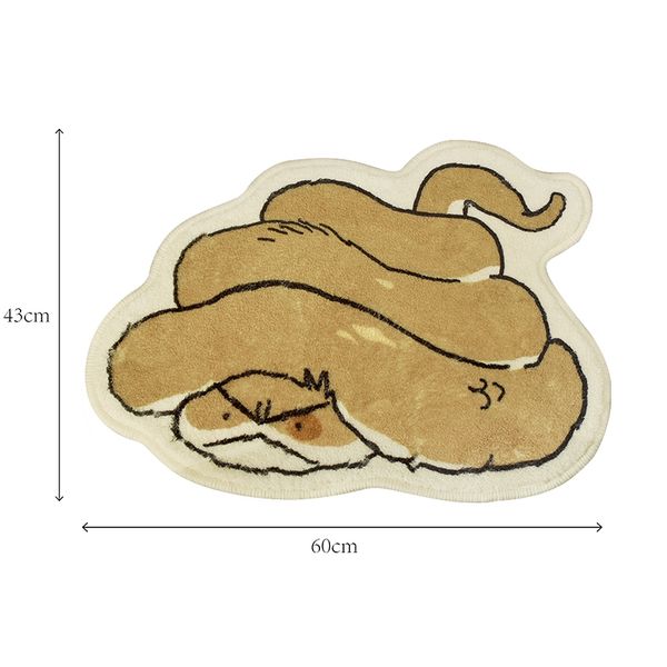 Sharkitty 我就是鯊貓 小狗蛇 點點 蛇狗 地毯 臥室 床邊毯 客廳 茶几 墊子 地墊｜嗨寶好選物