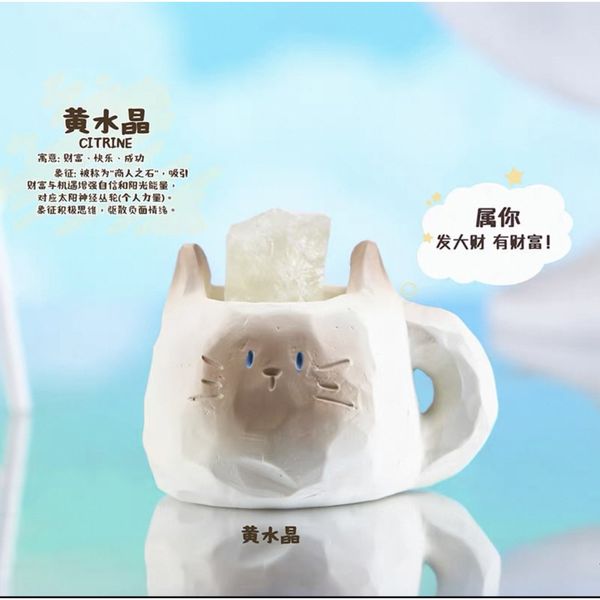 貓貓PAI 水晶系列 小擺件 毛絨公仔 掛件 盲盒 手伴 公仔 擺件 收藏品｜嗨寶好選物