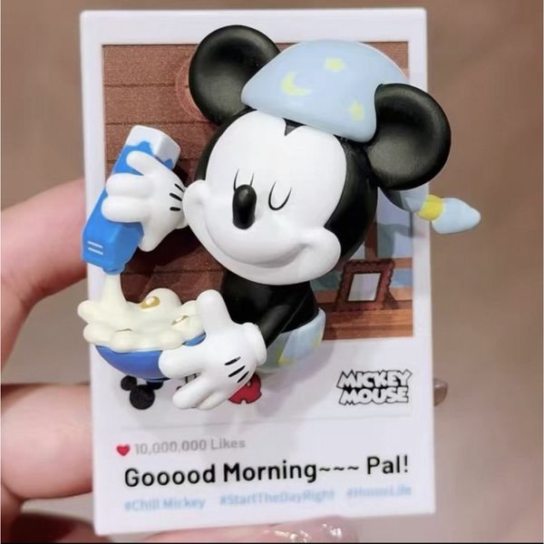 米奇 趣享生活系列 立體磁鐵 冰箱貼 盲盒 手伴 公仔 擺件 扭蛋 收藏品｜嗨寶好選物