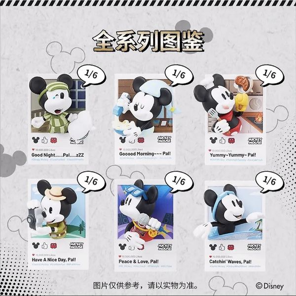 米奇 趣享生活系列 立體磁鐵 冰箱貼 盲盒 手伴 公仔 擺件 扭蛋 收藏品｜嗨寶好選物