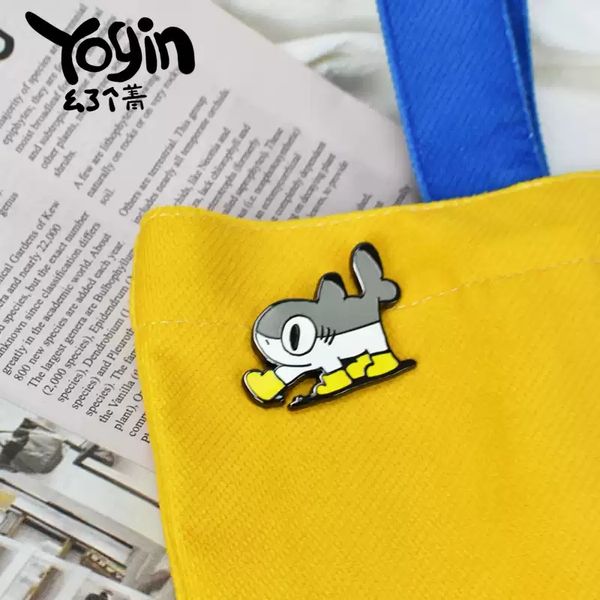 Sharkitty 我就是鯊貓 鯊貓徽章 可愛卡通 超萌 胸針 動漫 鯊貓｜嗨寶好選物