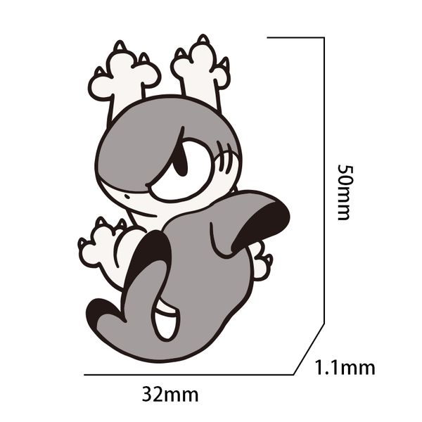 Sharkitty 我就是鯊貓 鯊貓徽章 可愛卡通 超萌 胸針 動漫 鯊貓｜嗨寶好選物