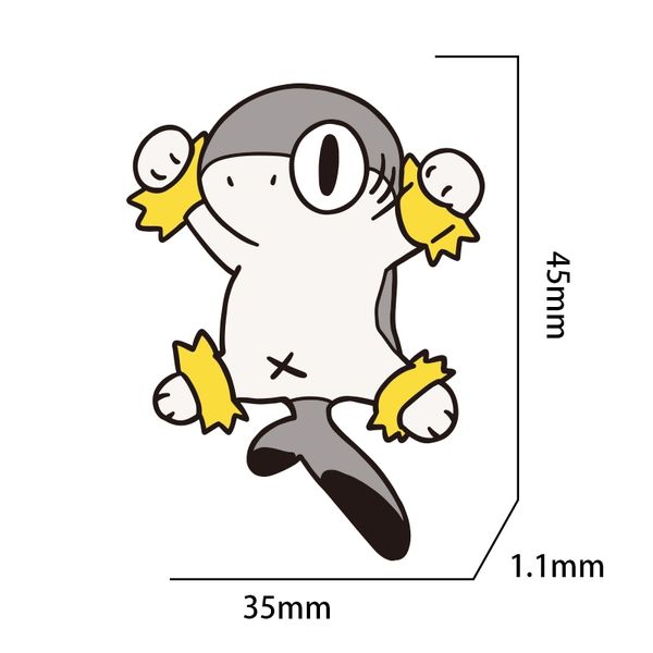 Sharkitty 我就是鯊貓 鯊貓徽章 可愛卡通 超萌 胸針 動漫 鯊貓｜嗨寶好選物