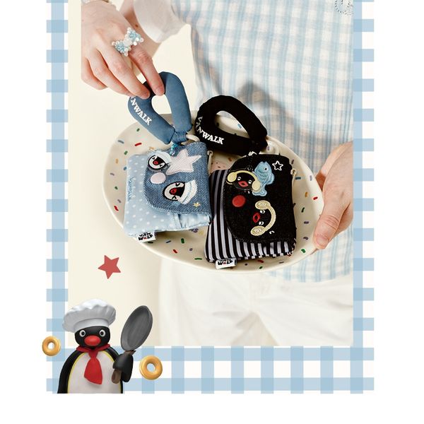 Pingu 企鵝家族 企鵝零錢包 耳機包 手提小包 收納小包 小掛件  盲盒 手伴 公仔 擺件 扭蛋 收藏｜嗨寶好選物