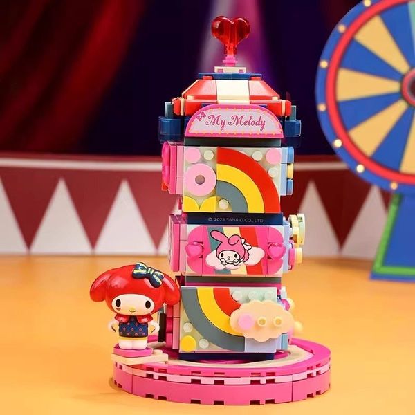 Sanrio 三麗鷗 庫洛米 魔術馬戲團 積木系列 盲盒 手伴 公仔 擺件 扭蛋 收藏品｜嗨寶好選物