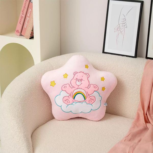 Carebears 愛心小熊 生活用品系列 星星抱枕 靠墊 枕頭 靠枕 擺件 收藏品｜嗨寶好選物
