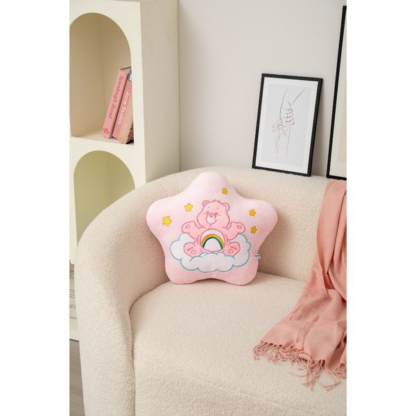 Carebears 愛心小熊 生活用品系列 星星抱枕 靠墊 枕頭 靠枕 擺件 收藏品｜嗨寶好選物